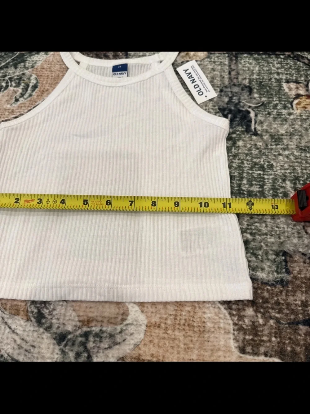 Fitted Ribbed Halter Tank Top for Toddler Girls size 2t old navy Nwt